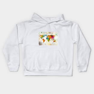 World map Kids Hoodie